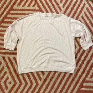 GOOD HART by MATILDA JANE M cozy little cream toned sweatshirt in EUC